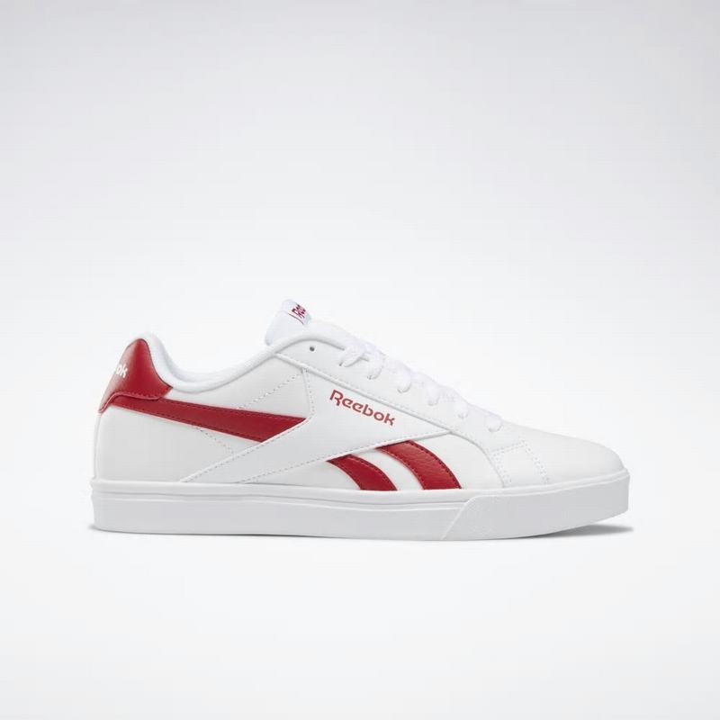 Reebok Royal Complete 3.0 Low Shoes Womens White/Red India RO7573XU
